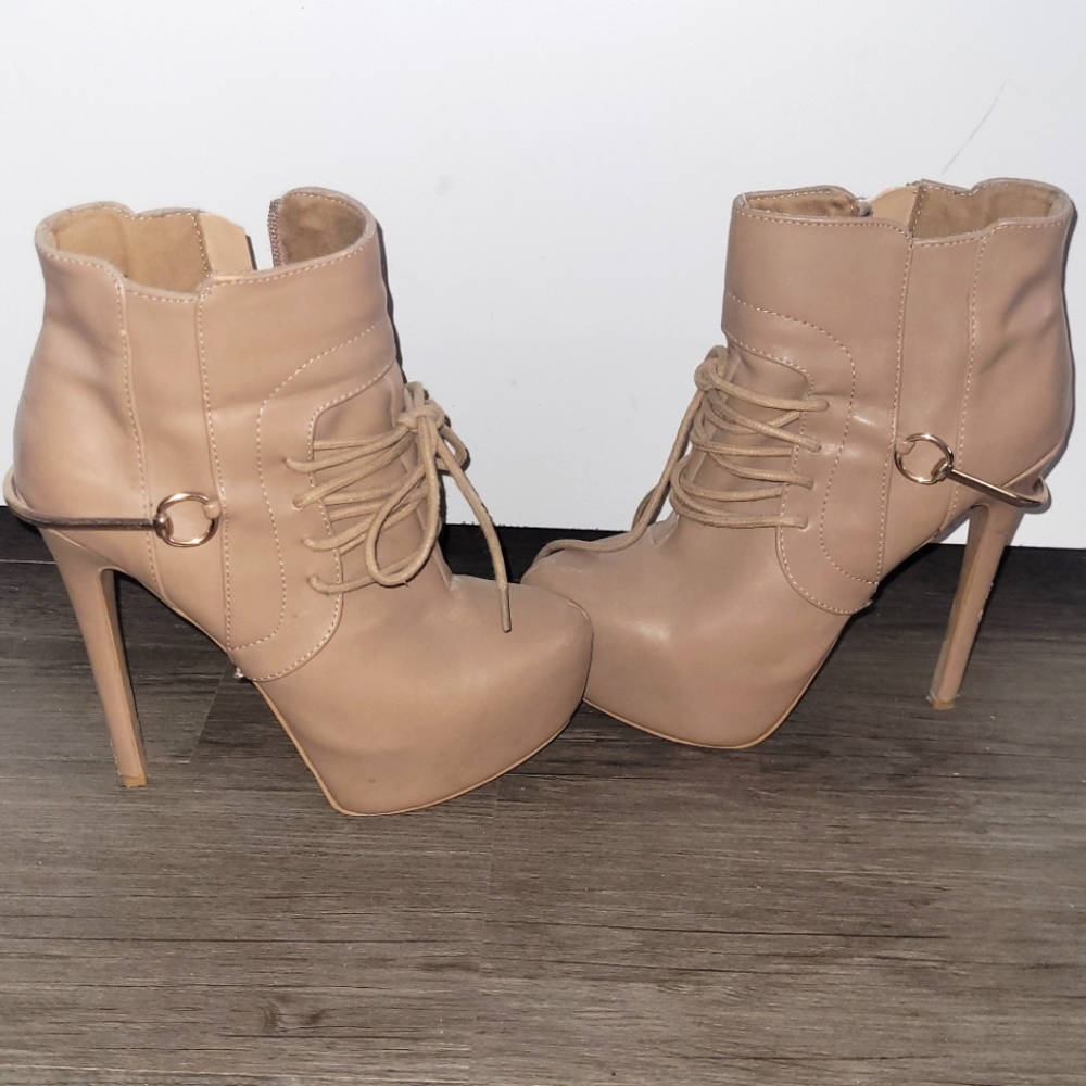 Stiletto Heel Low Cut Boots